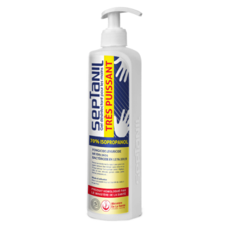 Gel anti bactérien citron pour les mains
