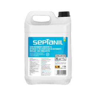 Détergent et pré-désinfectant des instruments moussant- sans formaldéhyde